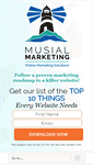 Mobile Screenshot of musialmarketing.com